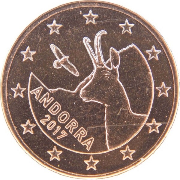 Андорра 2 Евро цент (2017) KM#