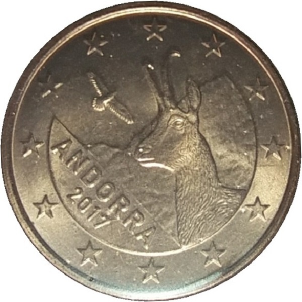 Андорра 5 Евро цент (2017) KM#