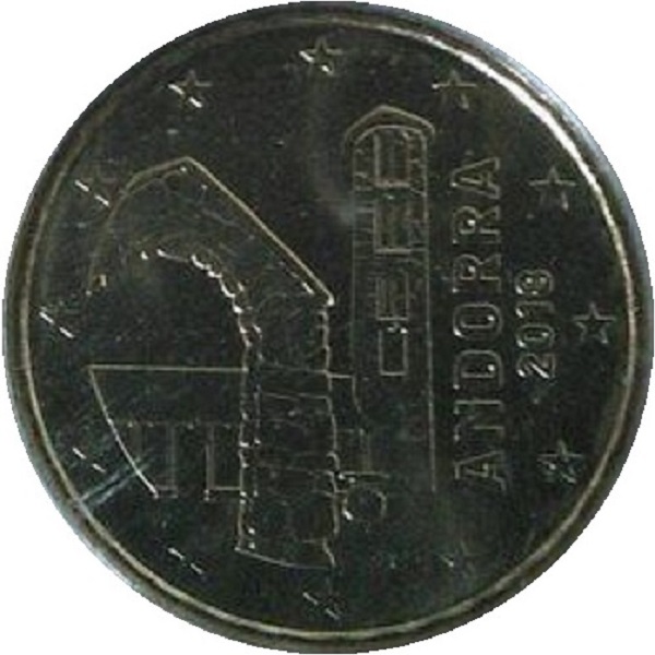 Андорра 10 Евро цент (2018) KM#