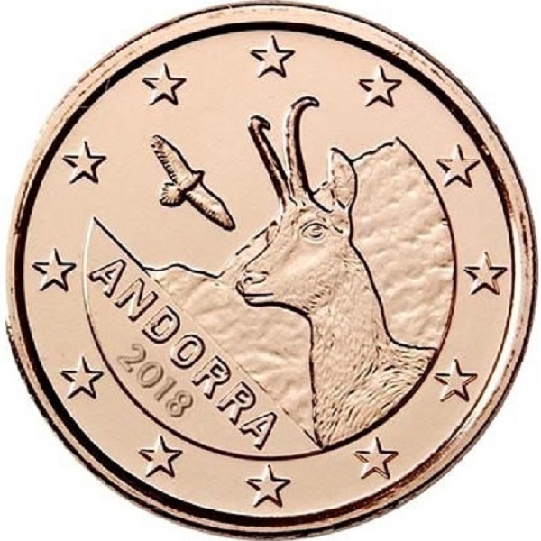 Андорра 2 Евро цент (2018) KM#