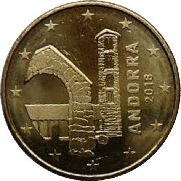 Андорра 50 Евро цент (2018) KM#