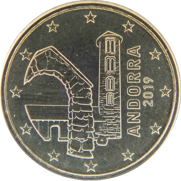 Андорра 10 Евро цент (2019) KM#