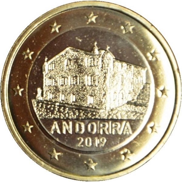 Андорра 1 Евро (2019) KM#