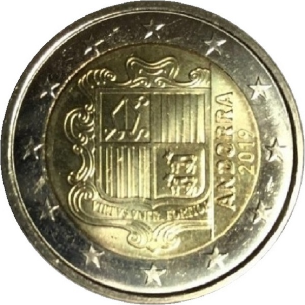 Андорра 2 Евро (2019) KM#