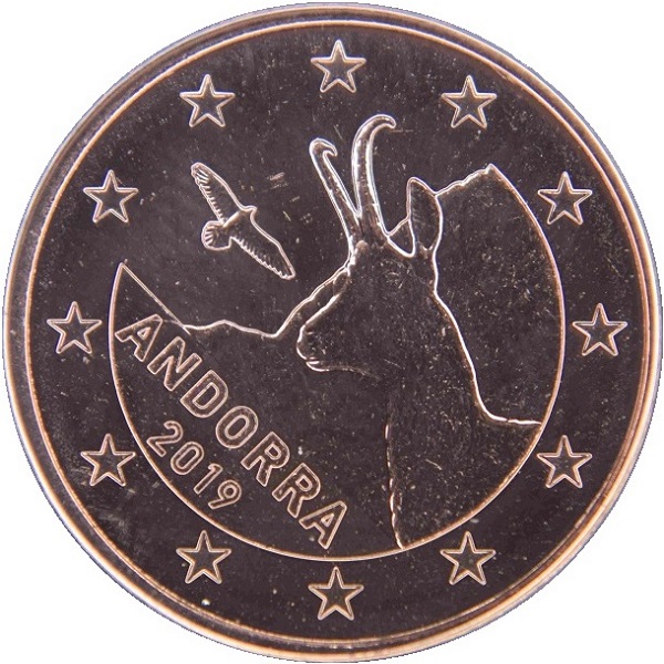 Андорра 2 Евро цент (2019) KM#