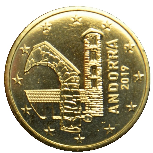 Андорра 50 Евро цент (2019) KM#