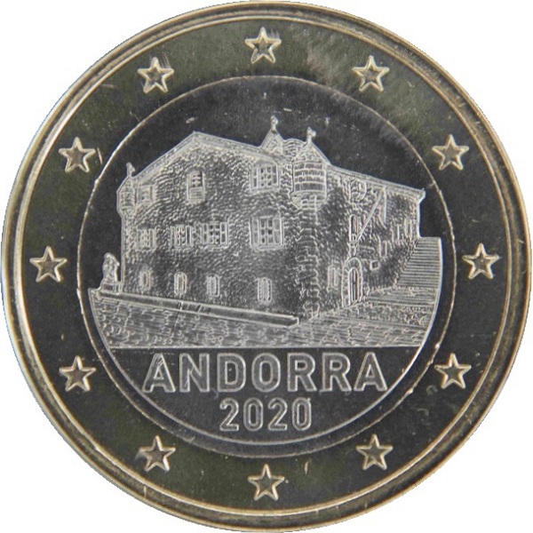 Андорра 1 Евро (2020) KM#