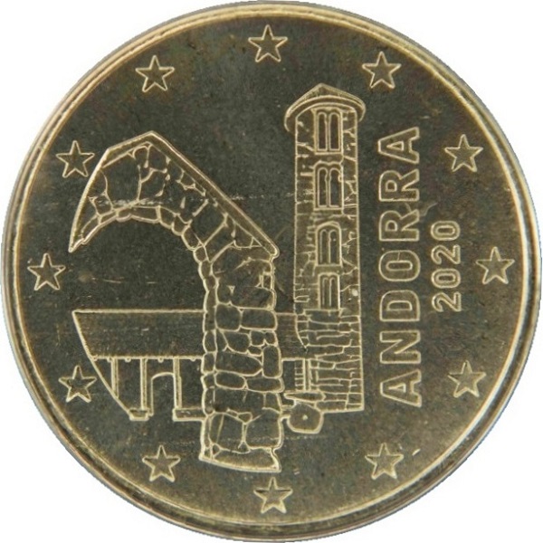 Андорра 50 Евро цент (2020) KM#