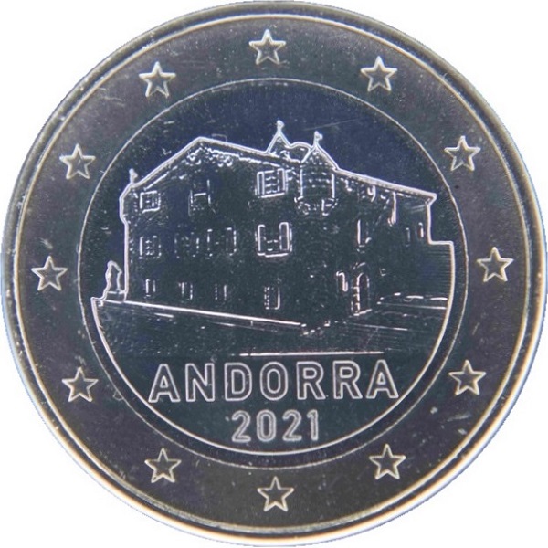 Андорра 1 Евро (2021) KM#