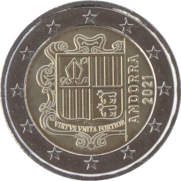 Андорра 2 Евро (2021) KM#