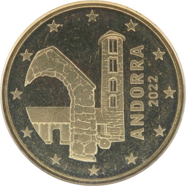 Андорра 10 Евро цент (2022) KM#
