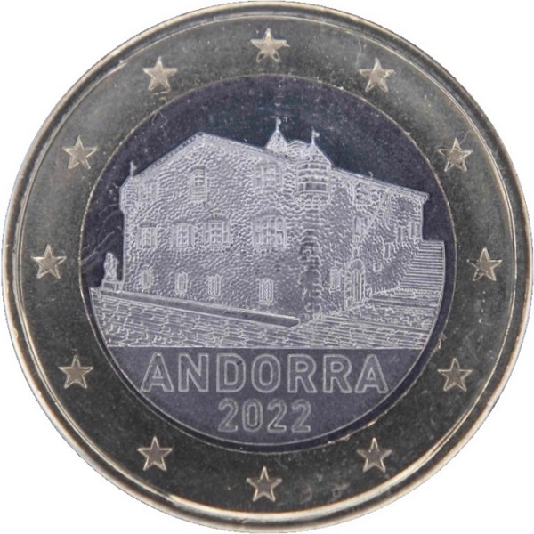Андорра 1 Евро (2022) KM#