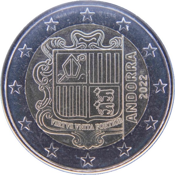 Андорра 2 Евро (2022) KM#