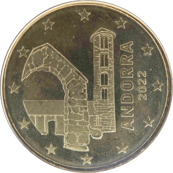 Андорра 50 Евро цент (2022) KM#