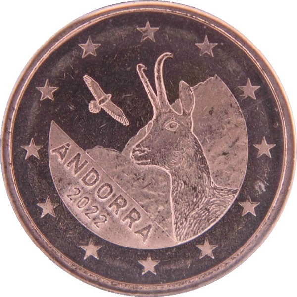 Андорра 5 Евро цент (2022) KM#