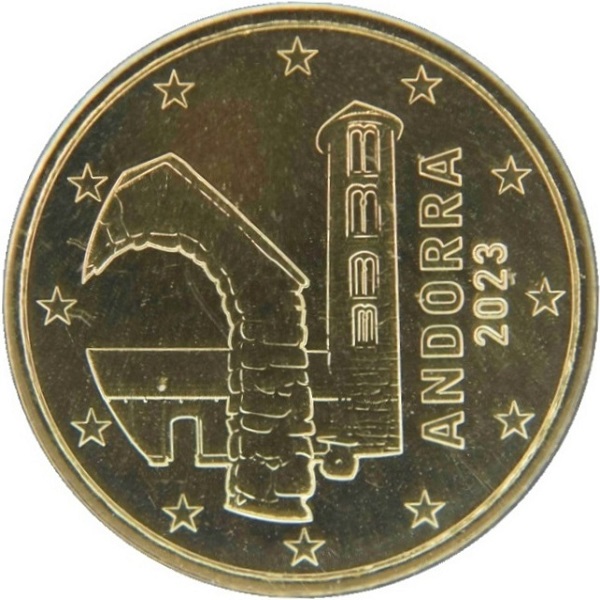 Андорра 10 Евро цент (2023) KM#