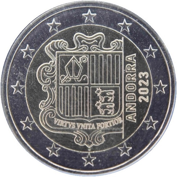 Андорра 2 Евро (2023) KM#
