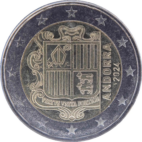 Андорра 2 Евро (2024) KM#