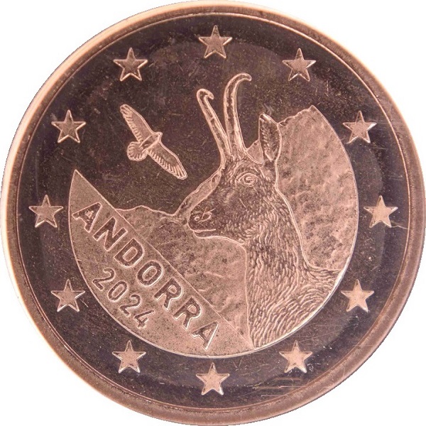 Андорра 2 Евроцент (2024) KM#