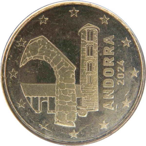 Андорра 50 Евроцент (2024) KM#