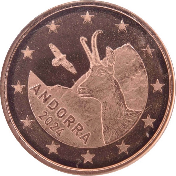Андорра 5 Евроцент (2024) KM#