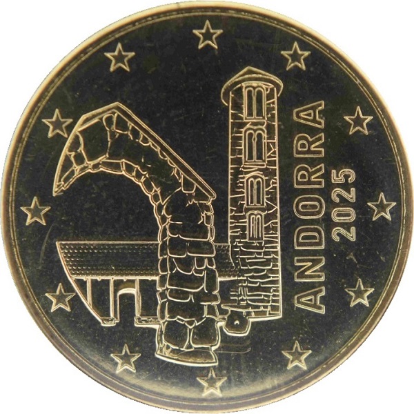 Андорра 50 Евроцент (2025) KM#