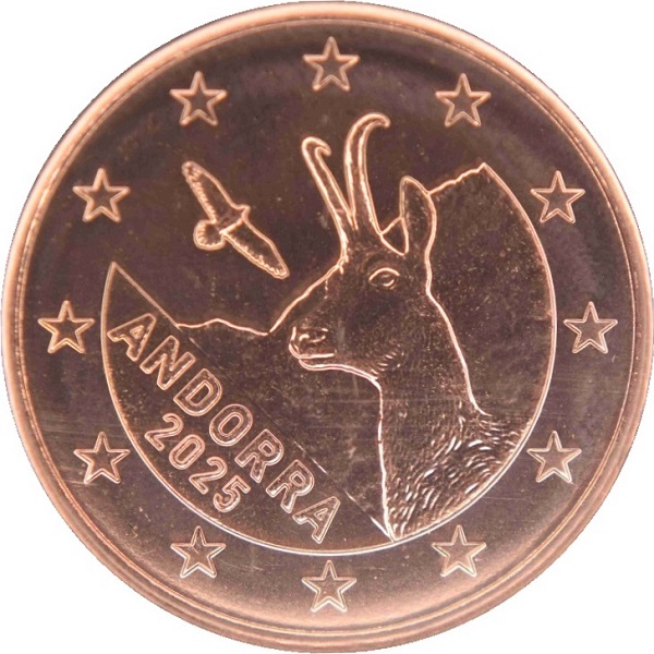 Andorra 5 Eurocent (2025) KM#