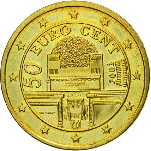 Австрия 50 Евроцент (2002) KM#