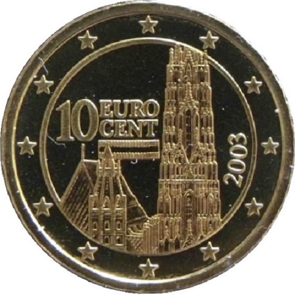 Австрия 10 Евроцент (2003) KM#
