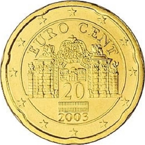 Австрия 20 Евроцент (2003) KM#