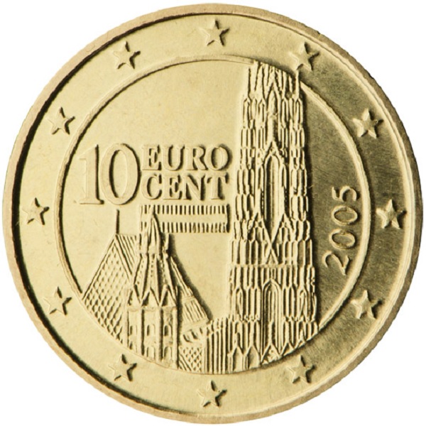Austria 10 Eurocent (2005) KM#