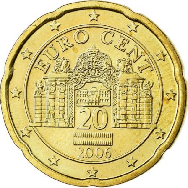 Австрия 20 Евроцент (2006) KM#