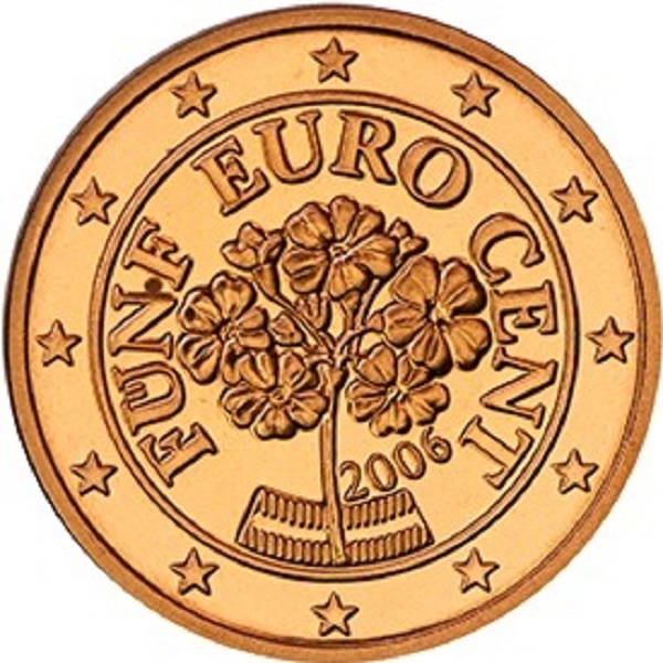 Австрия 5 Евроцент (2006) KM#