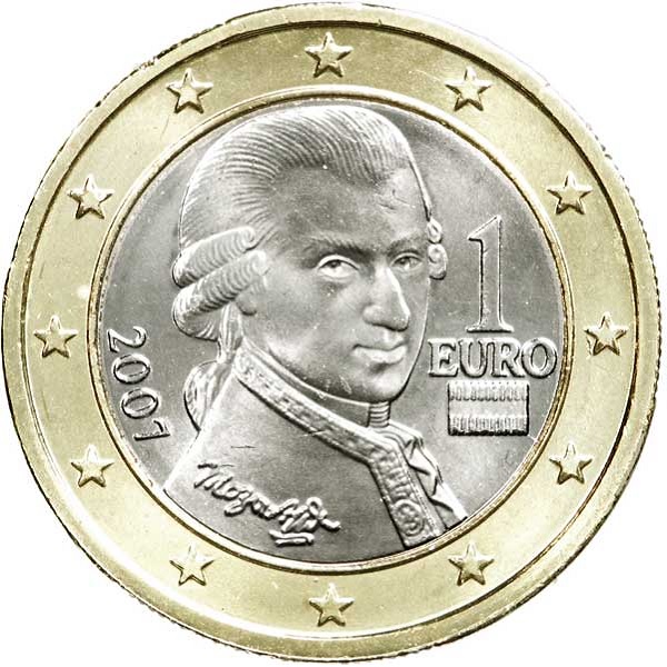 Австрия 1 Евро (2007) KM#