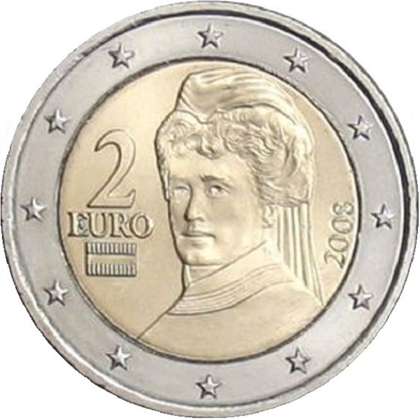 Австрия 2 Евро (2008) KM#