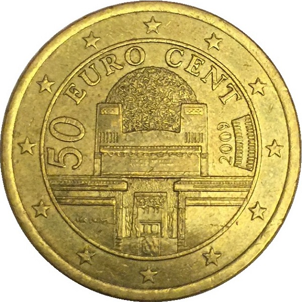 Австрия 50 Евроцент (2009) KM#