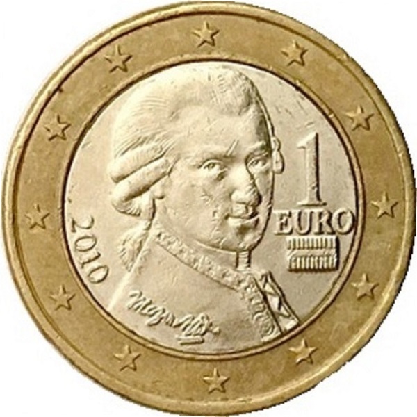 Австрия 1 Евро (2010) KM#