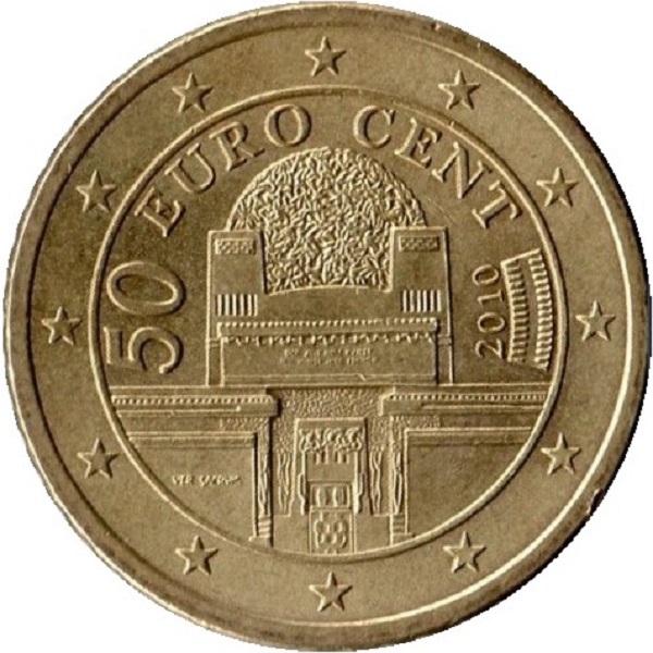Австрия 50 Евроцент (2010) KM#