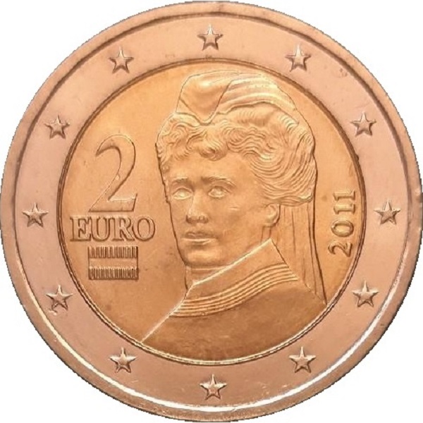 Австрия 2 Евро (2011) KM#