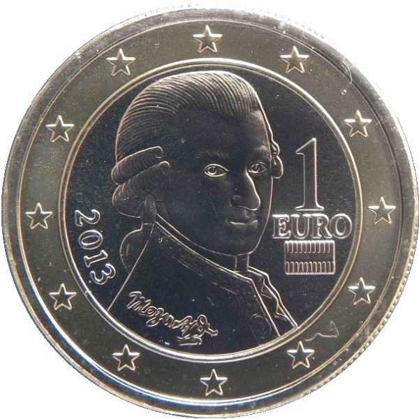 Австрия 1 Евро (2013) KM#