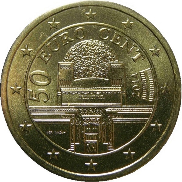 Австрия 50 Евро цент (2014) KM#
