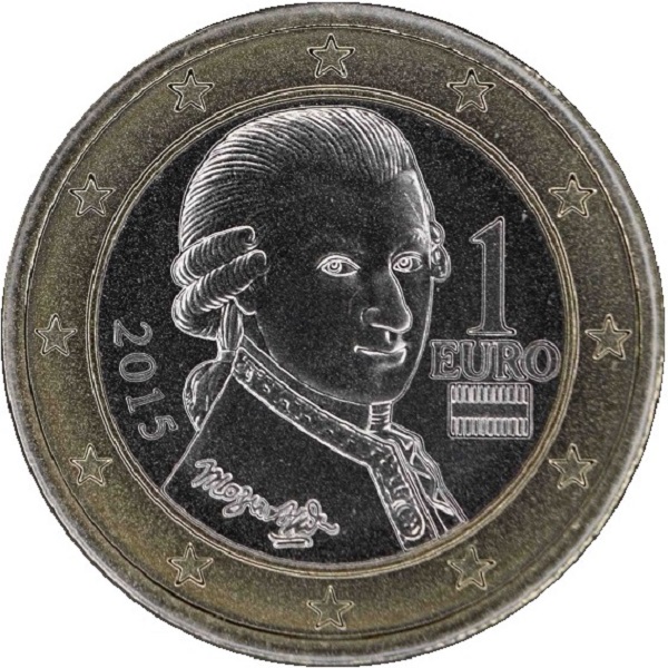 Austria 1 Euro (2015) KM#