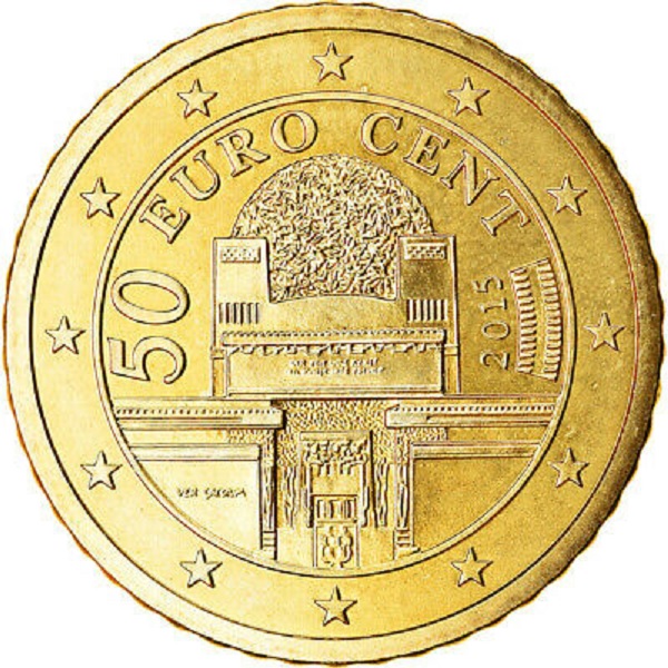 Austria 50 Euro cent (2015) KM#