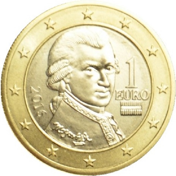 Австрия 1 Евро (2016) KM#