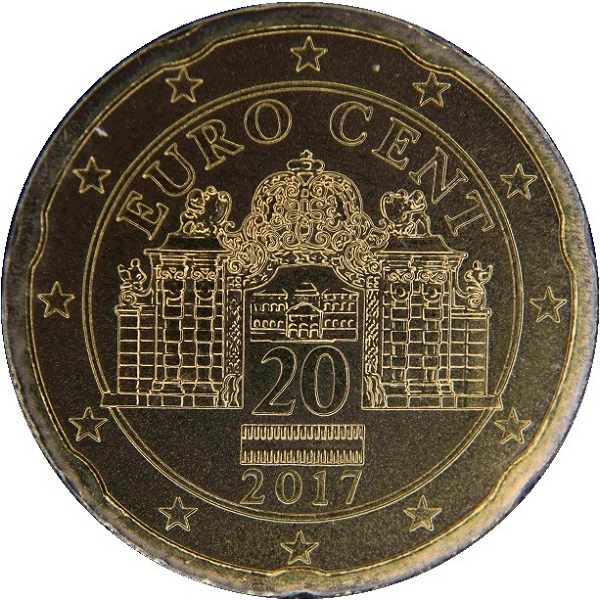 Австрия 20 Евро цент (2017) KM#