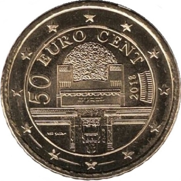 Австрия 50 Евро цент (2018) KM#