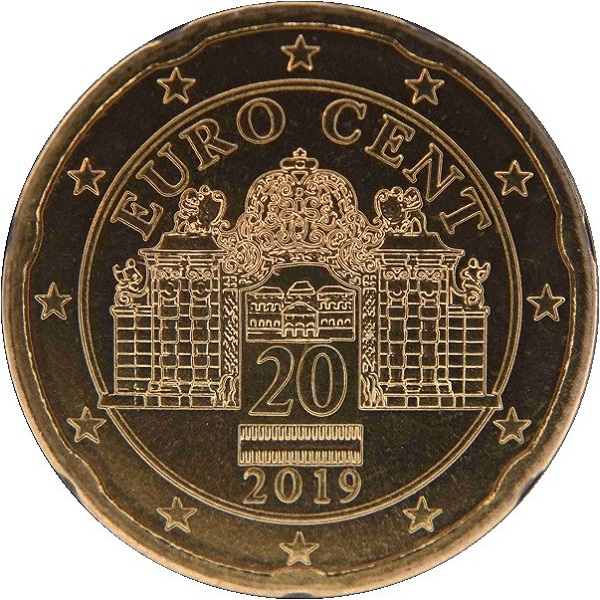 Австрия 20 Евро цент (2019) KM#
