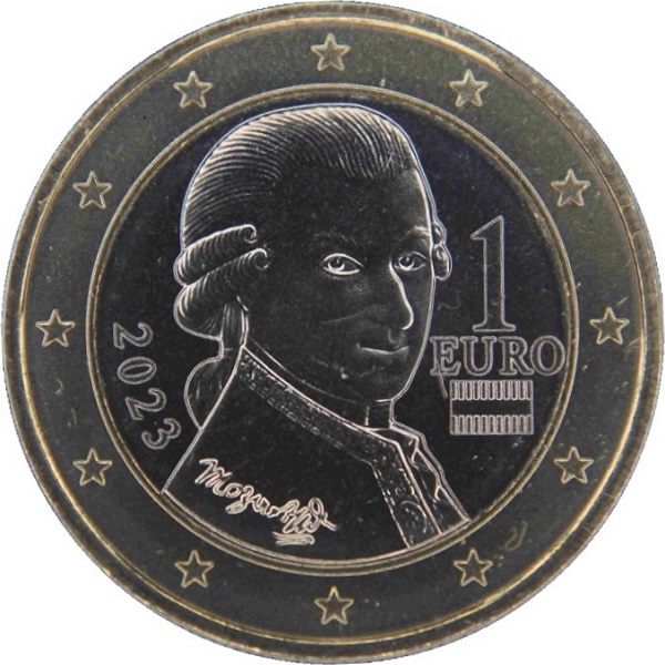 Австрия 1 Евро (2023) KM#