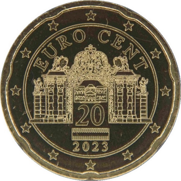 Австрия 20 Евро цент (2023) KM#