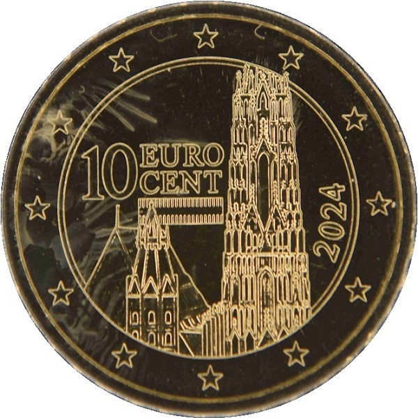 Австрия 10 Евро цент (2024) KM#